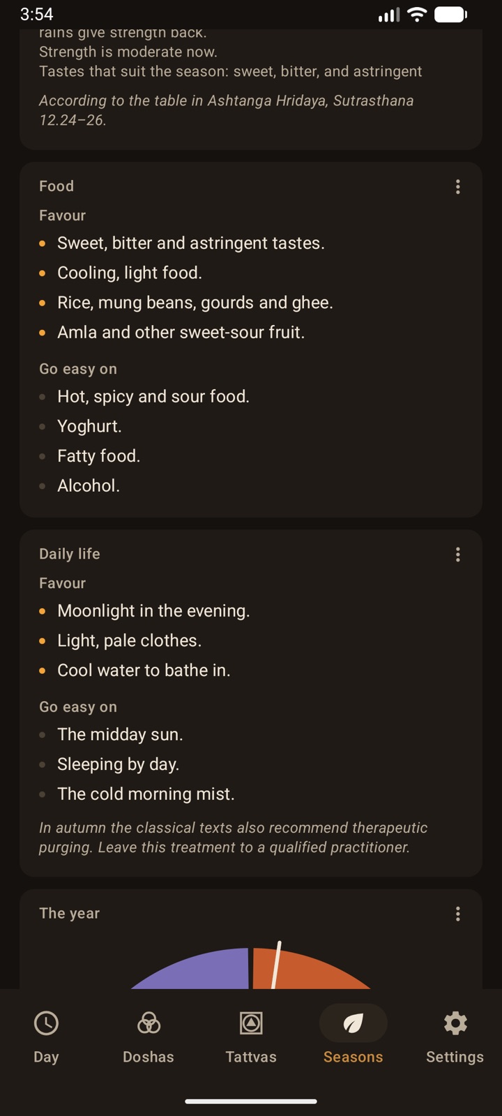 Food for the season