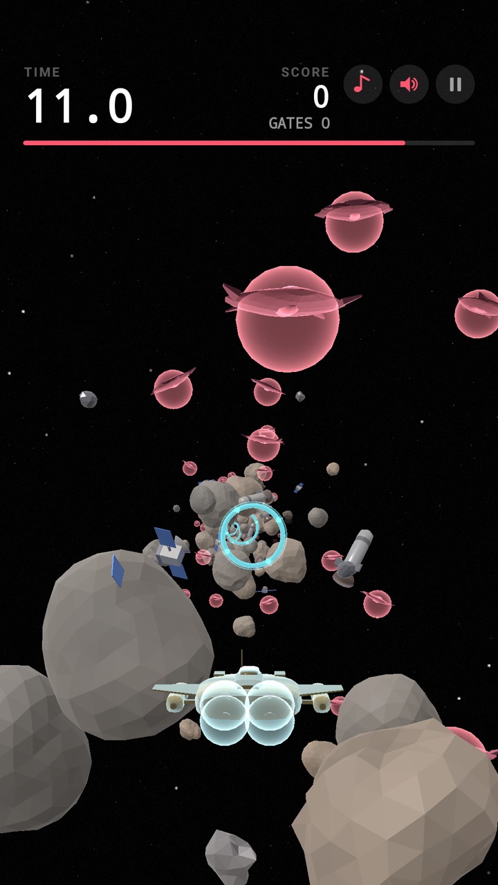 Saucers, a dead satellite and a spent rocket stage
